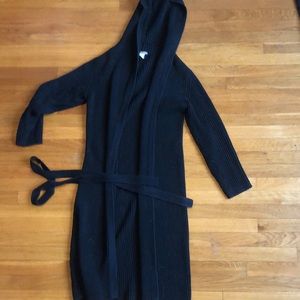 J crew long sweater jacket